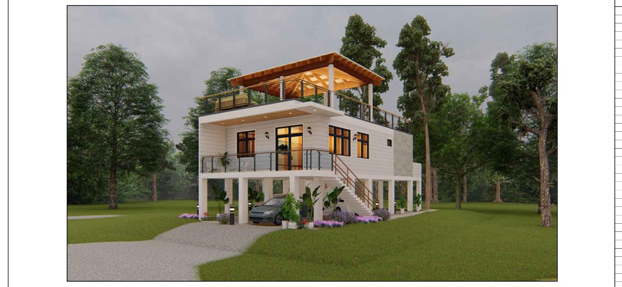 Founder Estate design concept front elevation